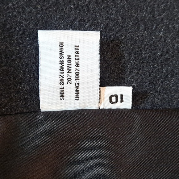 FORECASTER Of BOSTON VINTAGE Classic Black Lambwool Long Dressy Coat - Picture 10 of 15